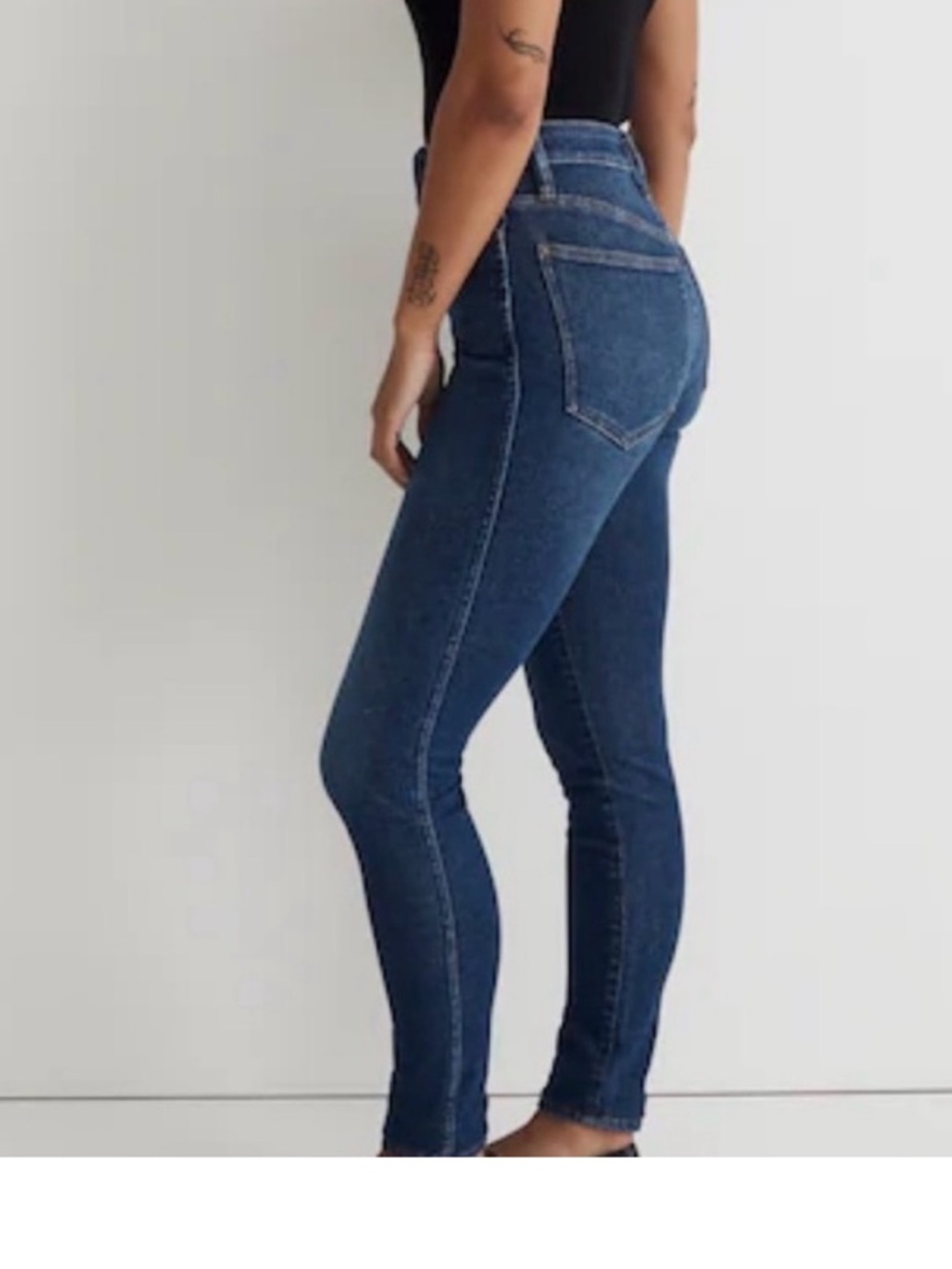 Madewell sz 28 curvy high rise skinny denim jeans pants hi-rise waist